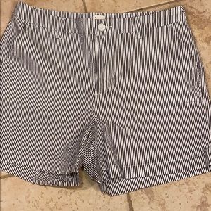 🔥 clearance a new day blue pin striped shorts